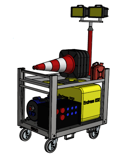 Rollwagen Notstromversorgung