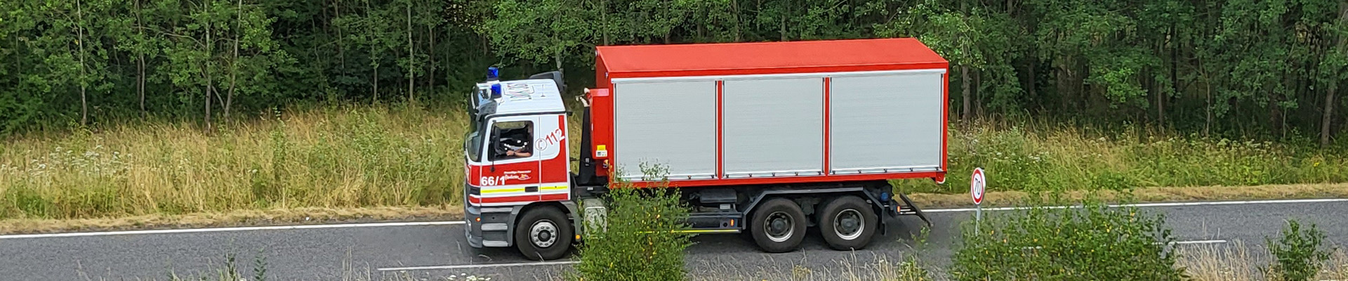 Abrollbehälter Brand Typ 1